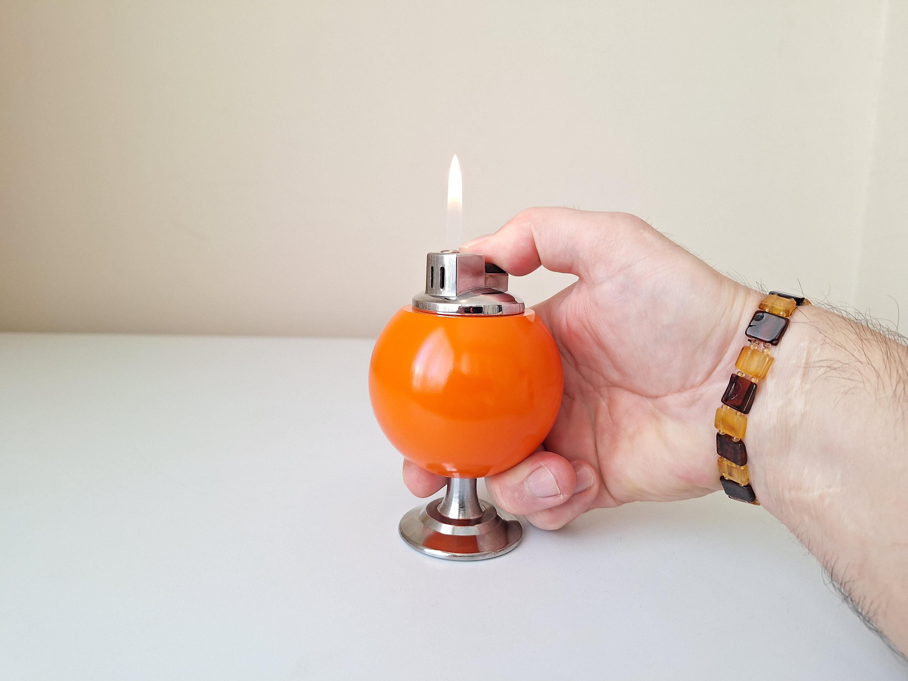 Accendino in cherosene, mola punk, accenditore, croce collana, regalo creativo p
