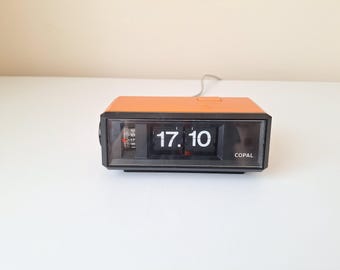 Vintage Copal Flip Clock, Space Age Electronic Timepiece, Japan