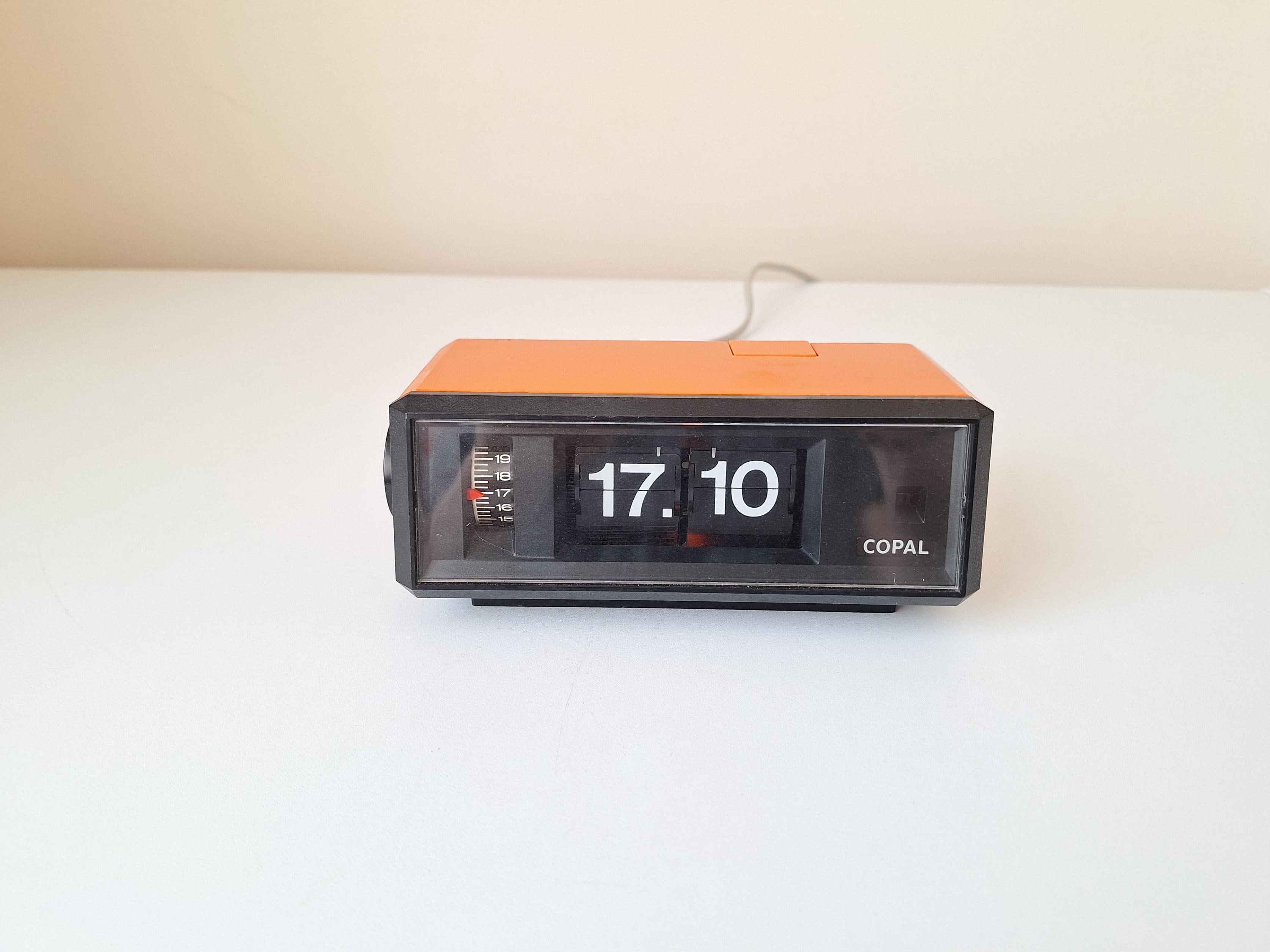 Vintage Copal Flip Clock, Space Age Electronic Timepiece, Japan