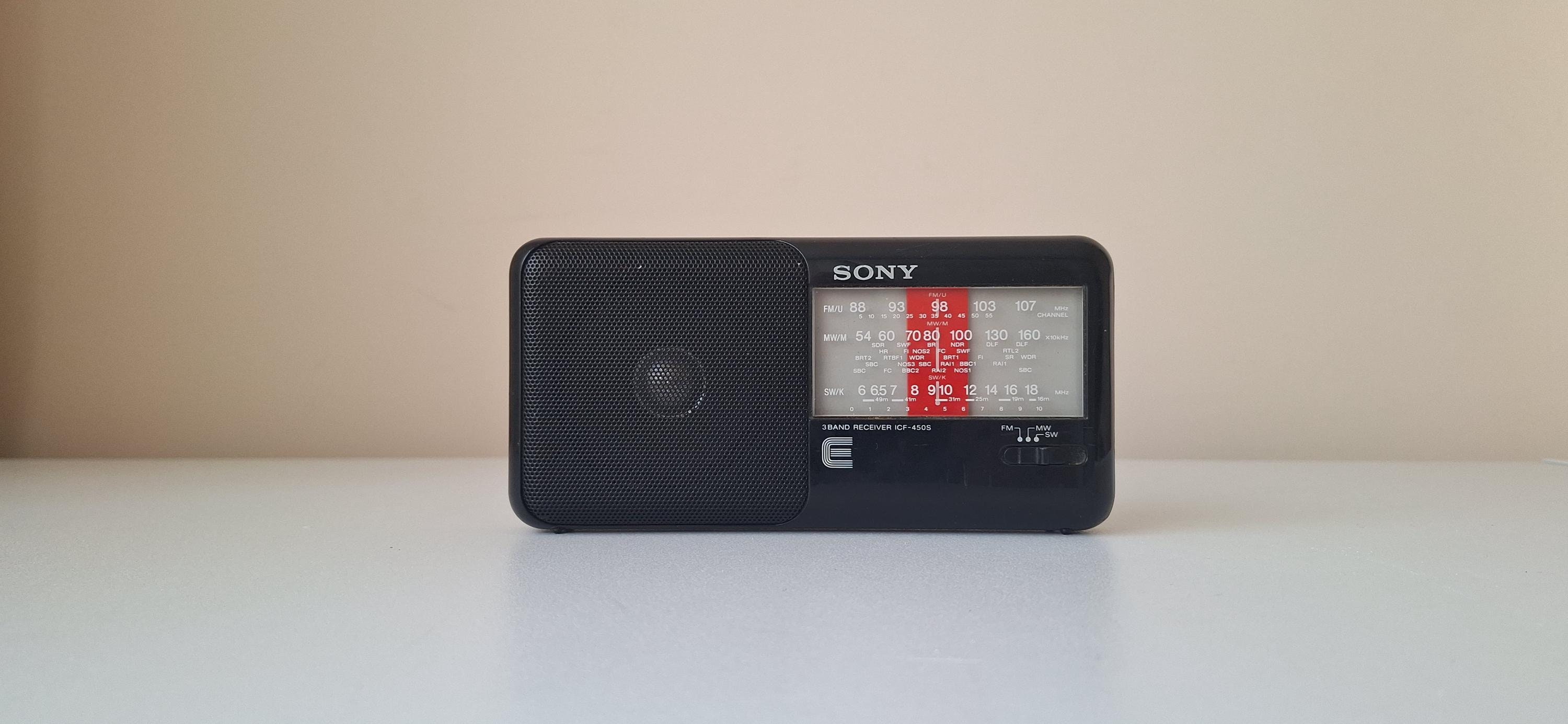 Vintage Sony ICF-450S Radio: 3 Band Receiver, Fully Working - Etsy