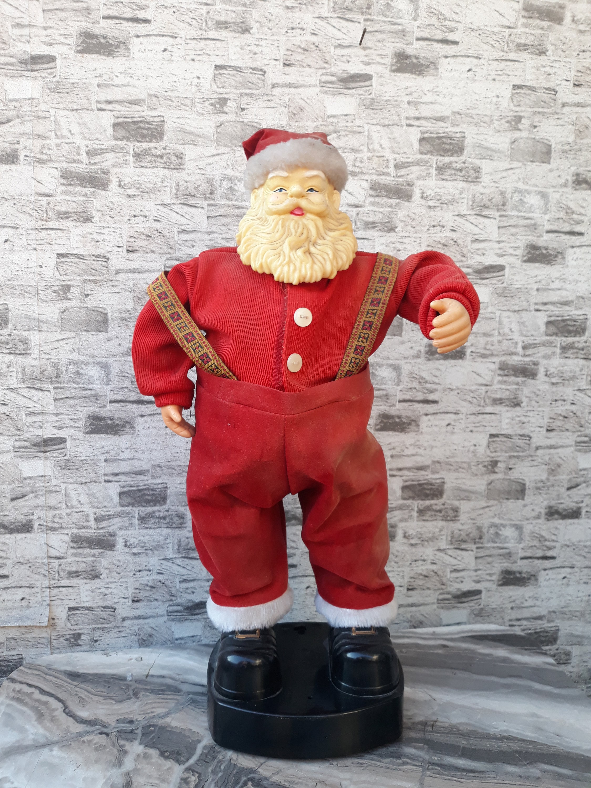 Vintage Animated Dancing Santa - 1980s Christmas Decor - Etsy