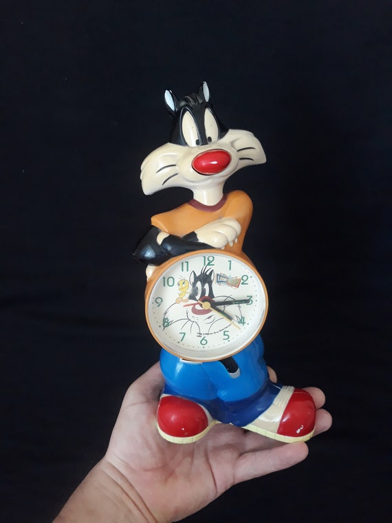 Rare 1990s Sylvester the Cat Alarm Clock - Fully Working - Etsy
