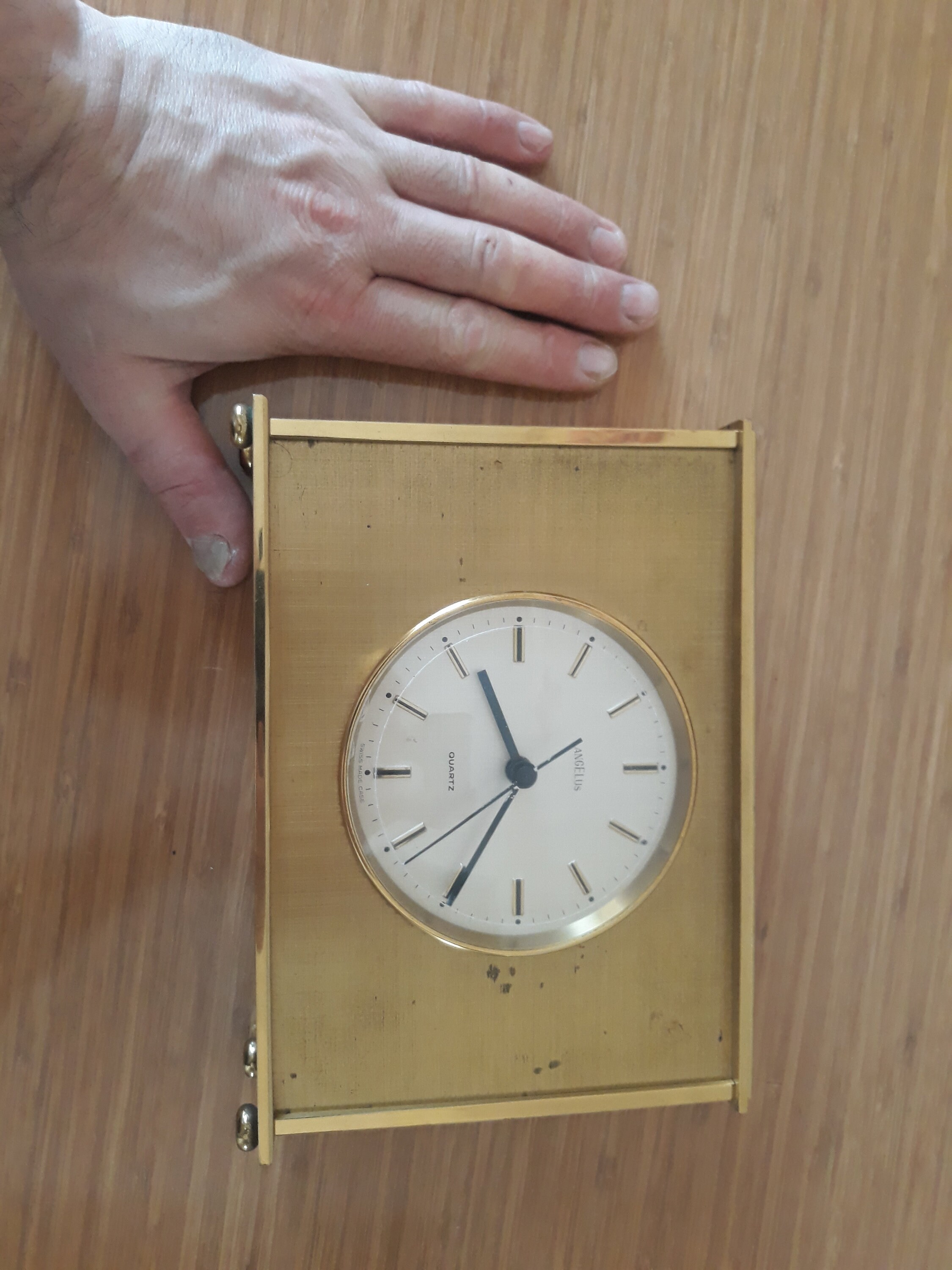 Antique Angelus Electric Table Clock - Swiss Made - Etsy