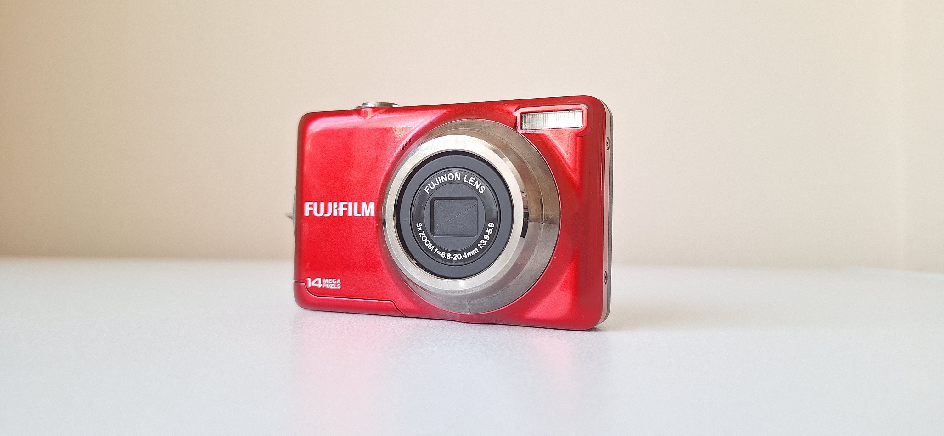 Vintage Fujifilm Finepix JV300: 14MP Red Digital Camera - Etsy