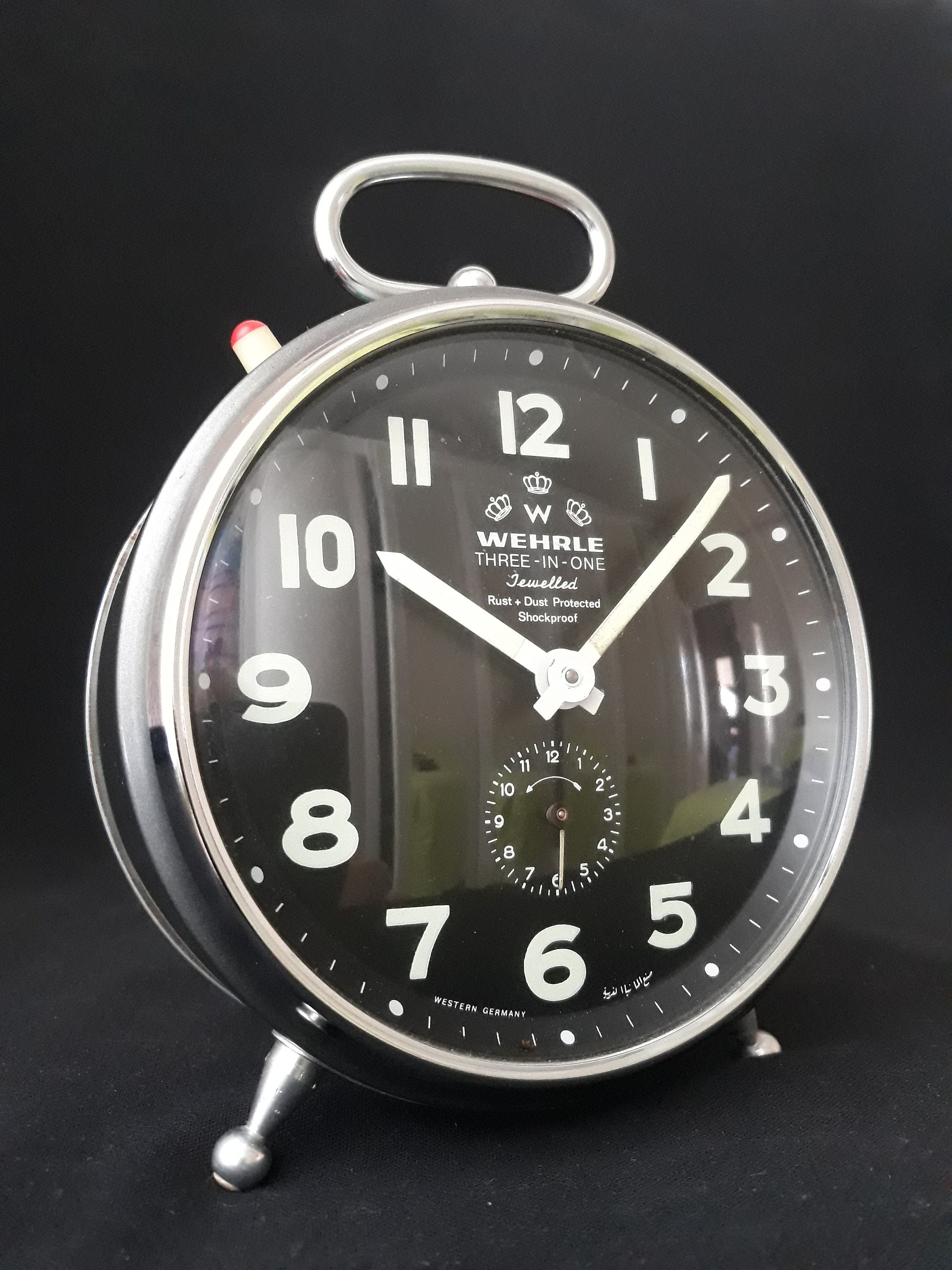 ヴィンテージ Wehrle 目覚まし時計：3 in 1、チャイム - Etsy 日本