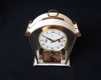 Rare Antique Schatz 8 Day Clock: Mechanical Table Clock, Made in
