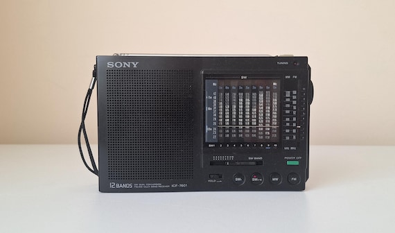 SONY ICF-7601 FM/MW/短波 BCLラジオ Sony ICF-7601 FM/AM/SW Multi-Band Receiver AM MW FM SW Analog 12
