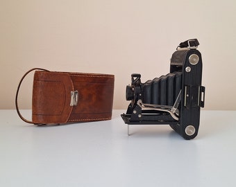 Antique Rare Zeiss İkon Nettar S Camera, Bellows Camera, Antique Photo Camera, Zeiss İkon Nettar, Collection, Photography, Photography, Gift