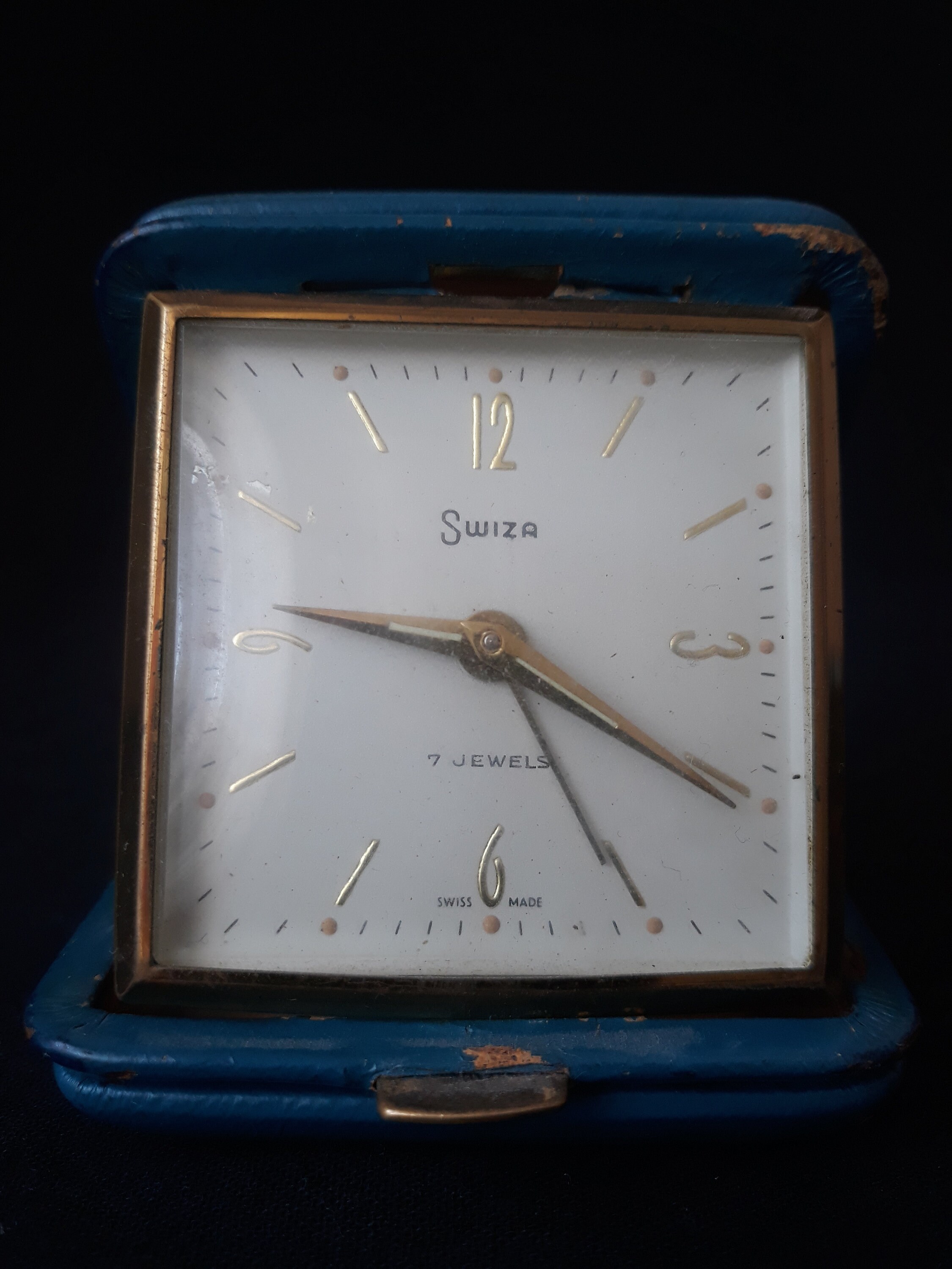 アンティーク スウィザ 目覚まし時計：スイス製機械式時計 - Etsy 日本
