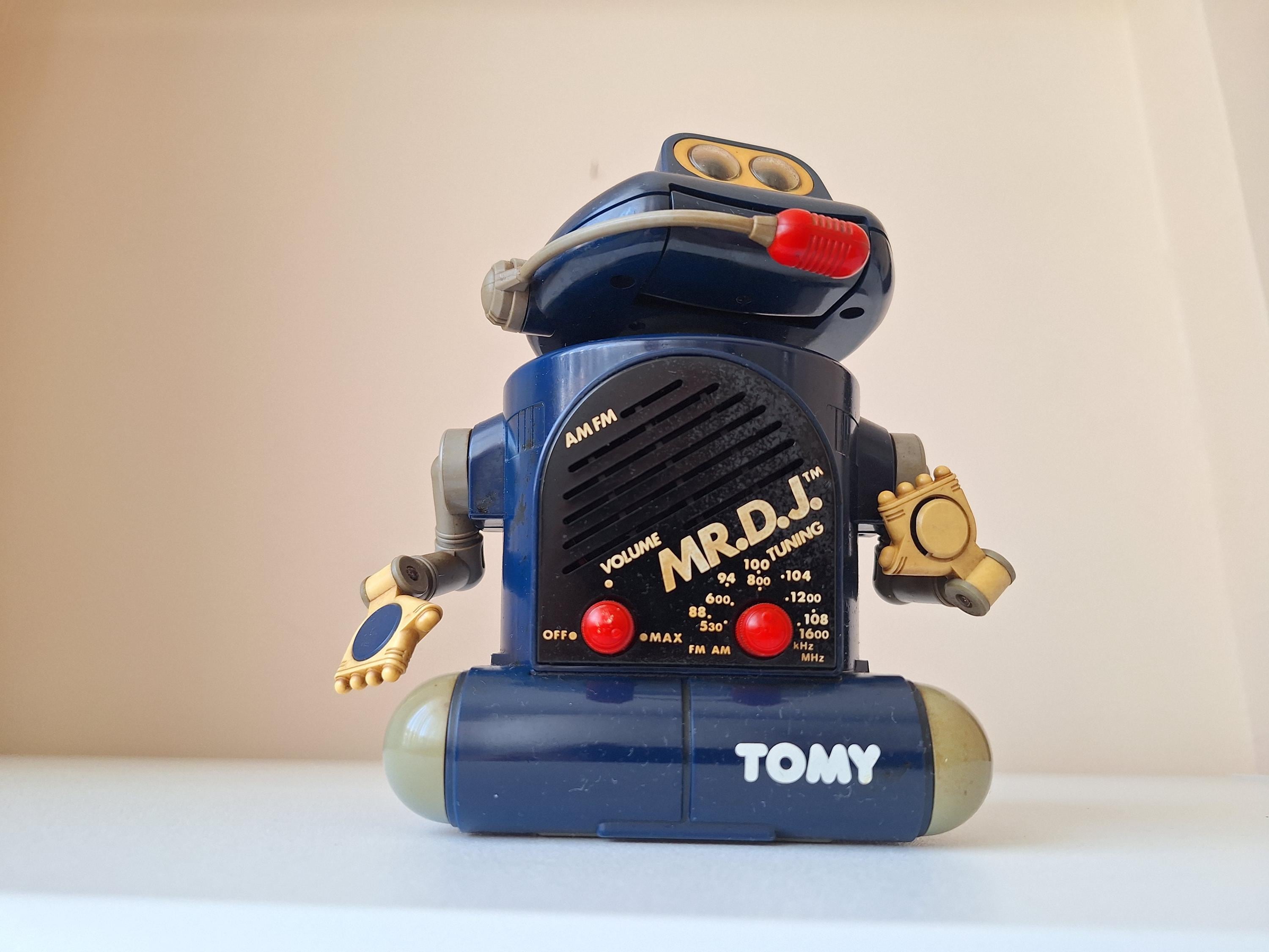 Vintage 1980s Tomy Mr. DJ Robot Radio, Working Condition - Etsy