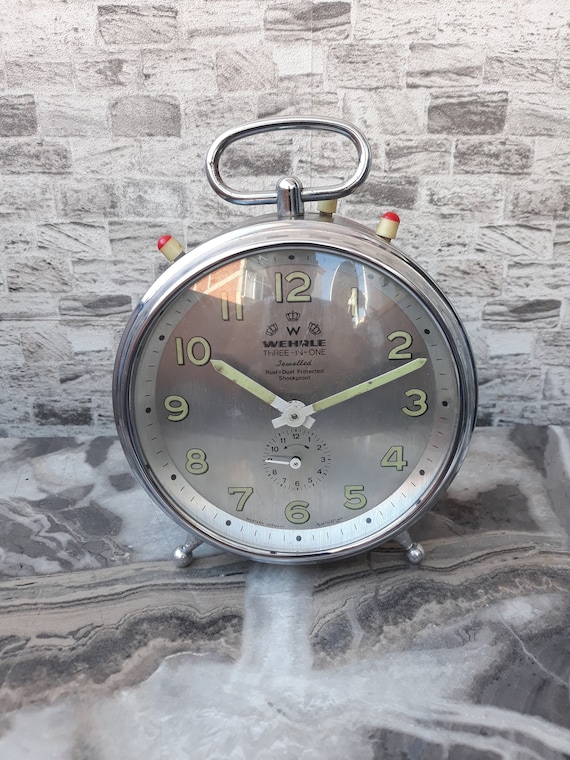 Rare Wehrle Three-in-one Alarm Clock: 1960s German Vintage - Etsy