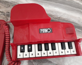 Téléphone à l'ancienne en marbre en forme de piano | Vieille  Collections