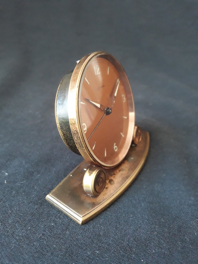 Antique Cyma Alarm Clock Antique Clock Vintage Clock Cyma Etsy