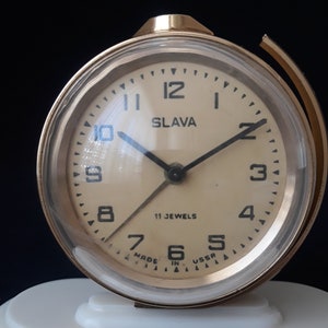 Antique Slava Clock, Vintage Slava Clock, Slava Clock, Antique Clock ...