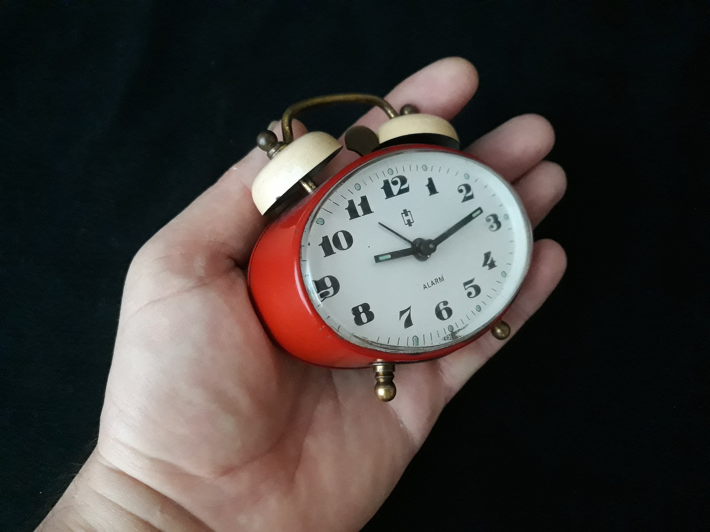 Antique Blessing Germany Alarm Clock - 1950s Table Clock - Etsy