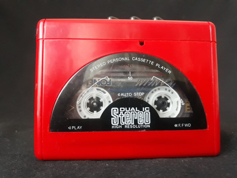 Vintage Stereo Walkman Cassette Player Retro Cassette Player Etsy