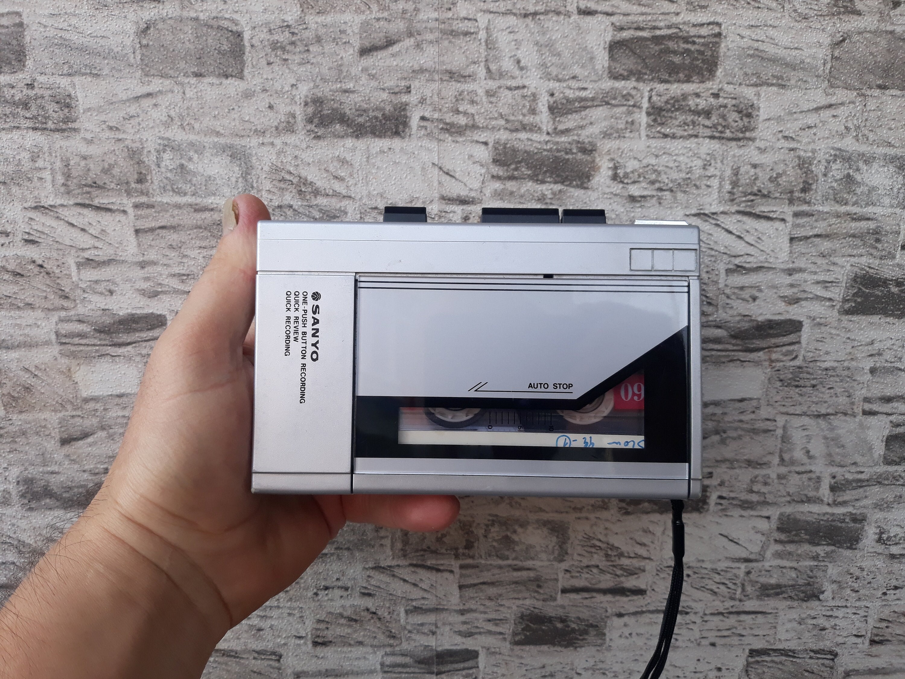 Vintage Sanyo Walkman, Cassette Player, Rare Sanyo Cassette