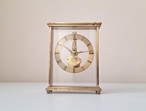 Antique Kaiser Table Clock: Transparent German-made Decor - Etsy