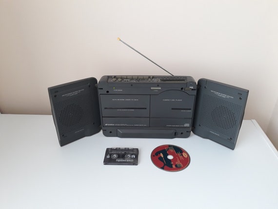 Rare Sansui Compact Radio CD Cassette Player - Made in Japan - Etsy