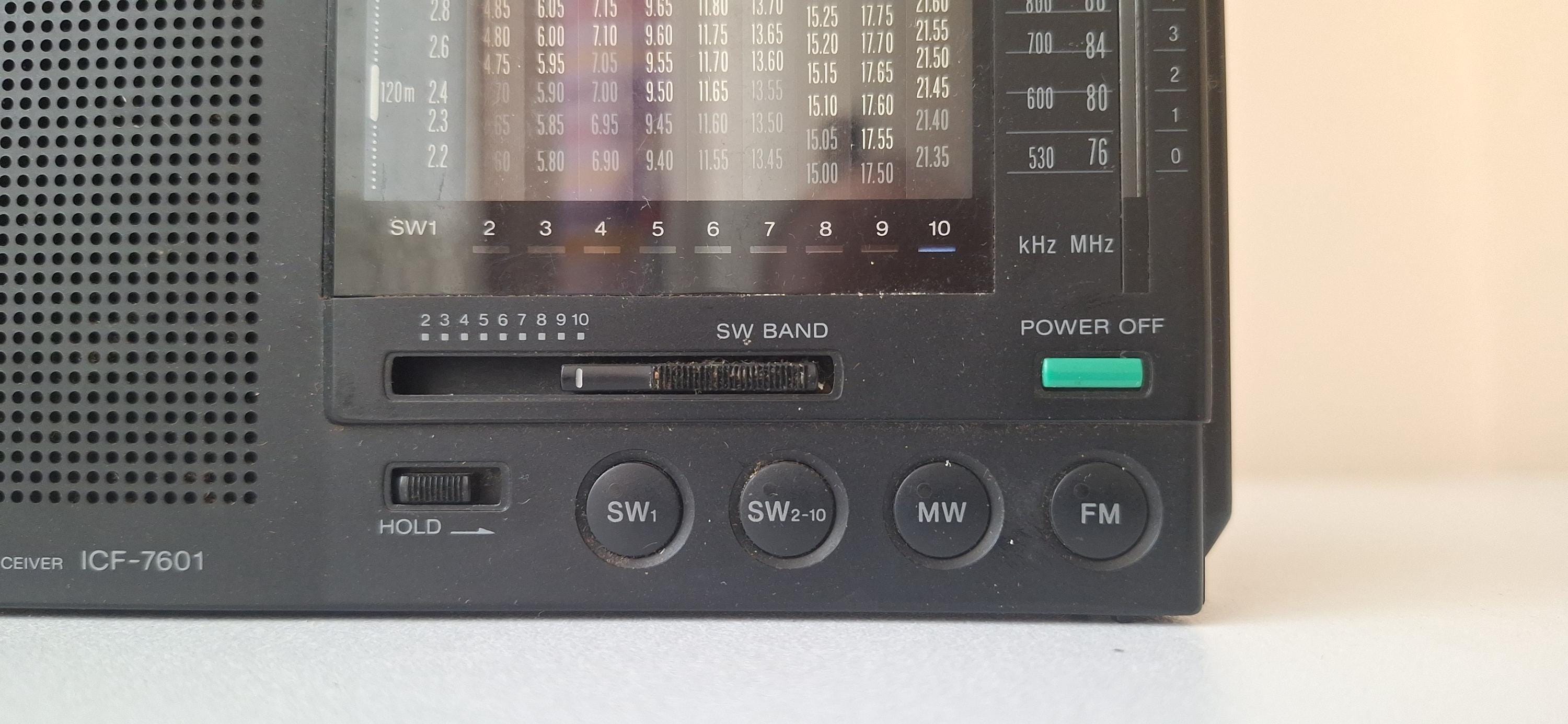 Vintage Sony ICF-7601 12 Band Worldwide Receiver: Fully Working - Etsy