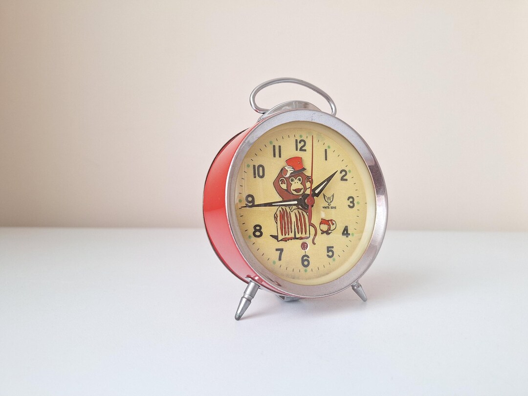 Antique Chimp Animation Alarm Clock, 1970s Monkey Clock - Etsy