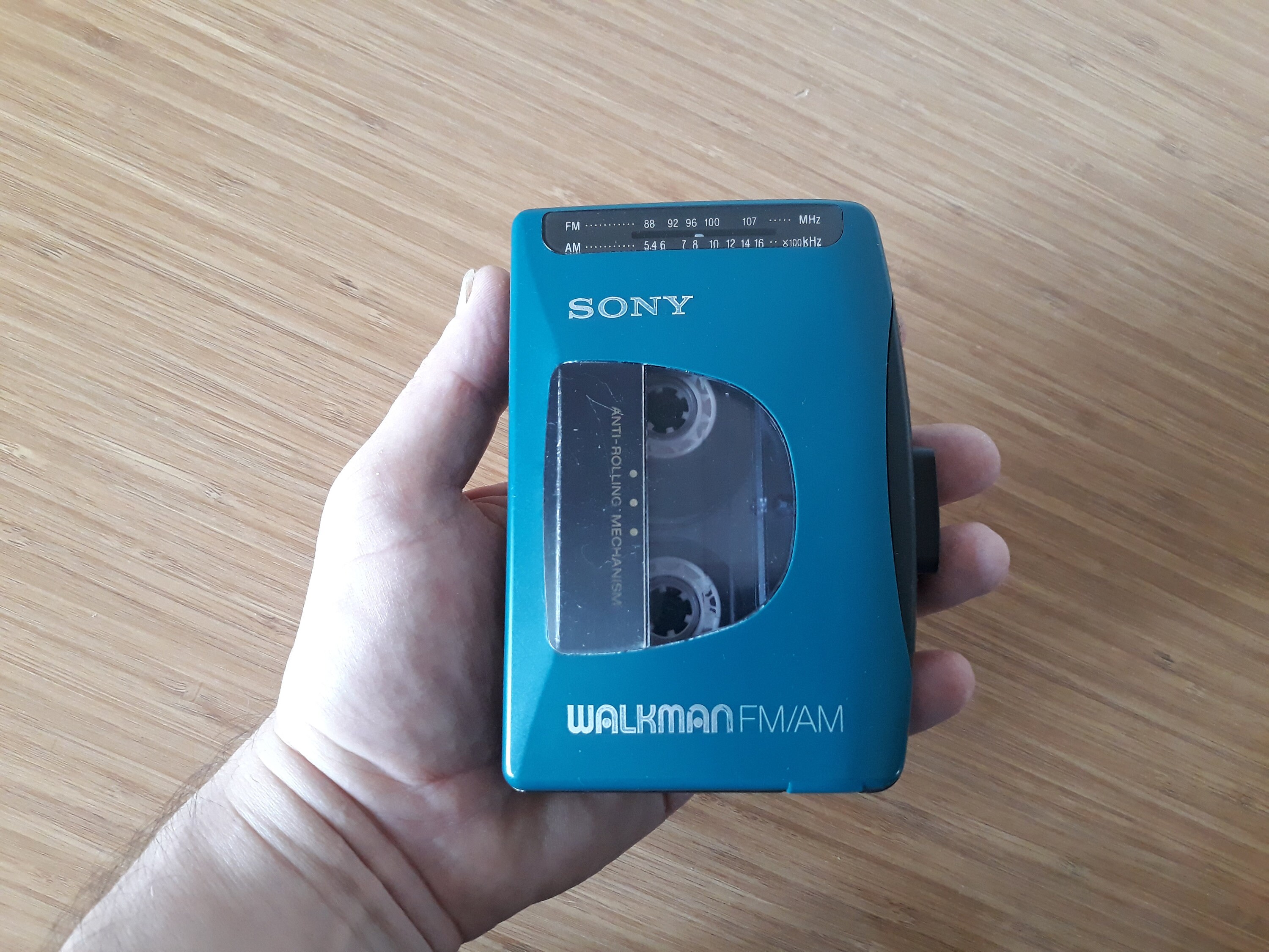 Vintage Sony Walkman WM-10 grau tragbarer Stereo-Kassettenspieler - für Ersatzte