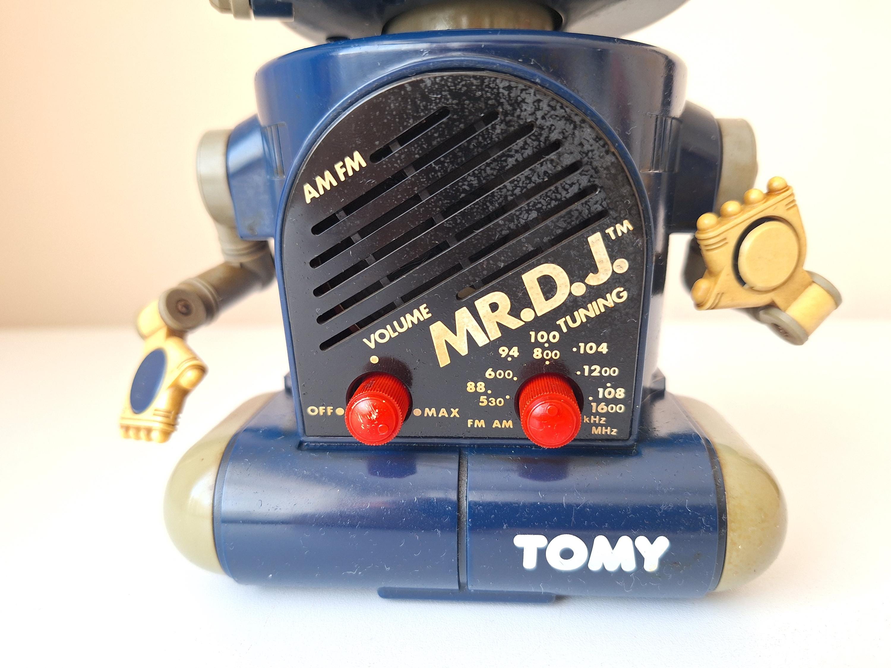 Vintage 1980s Tomy Mr. DJ Robot Radio, Working Condition - Etsy