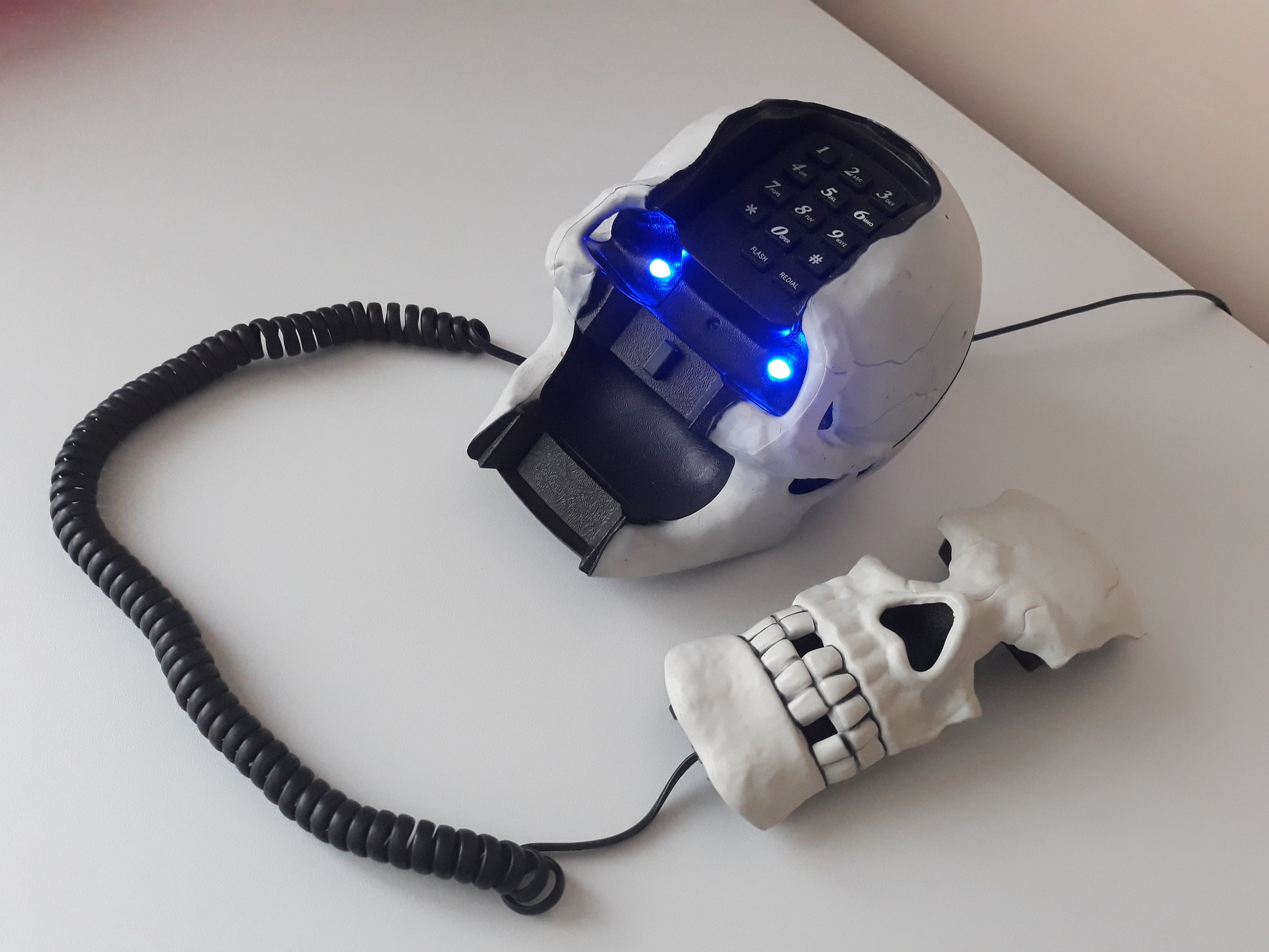 Vintage Skull Home Phone: Spooky Halloween Decor - Etsy