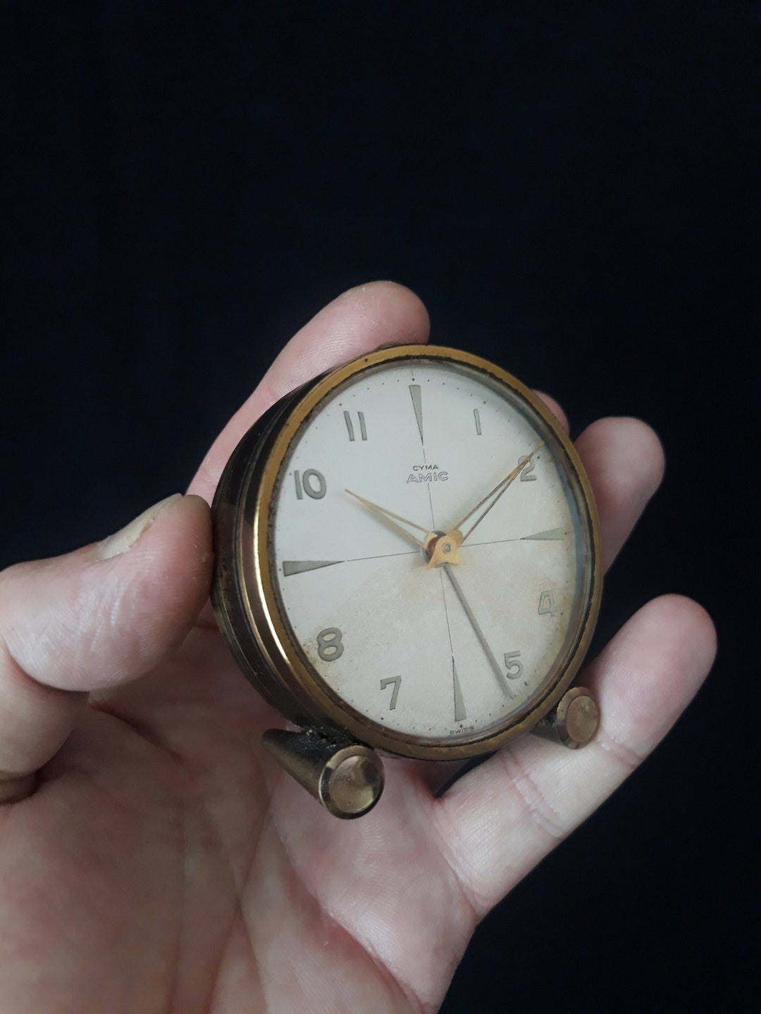Antique Cyma Amic Alarm Clock Antique Clock Vintage Clock Etsy Australia