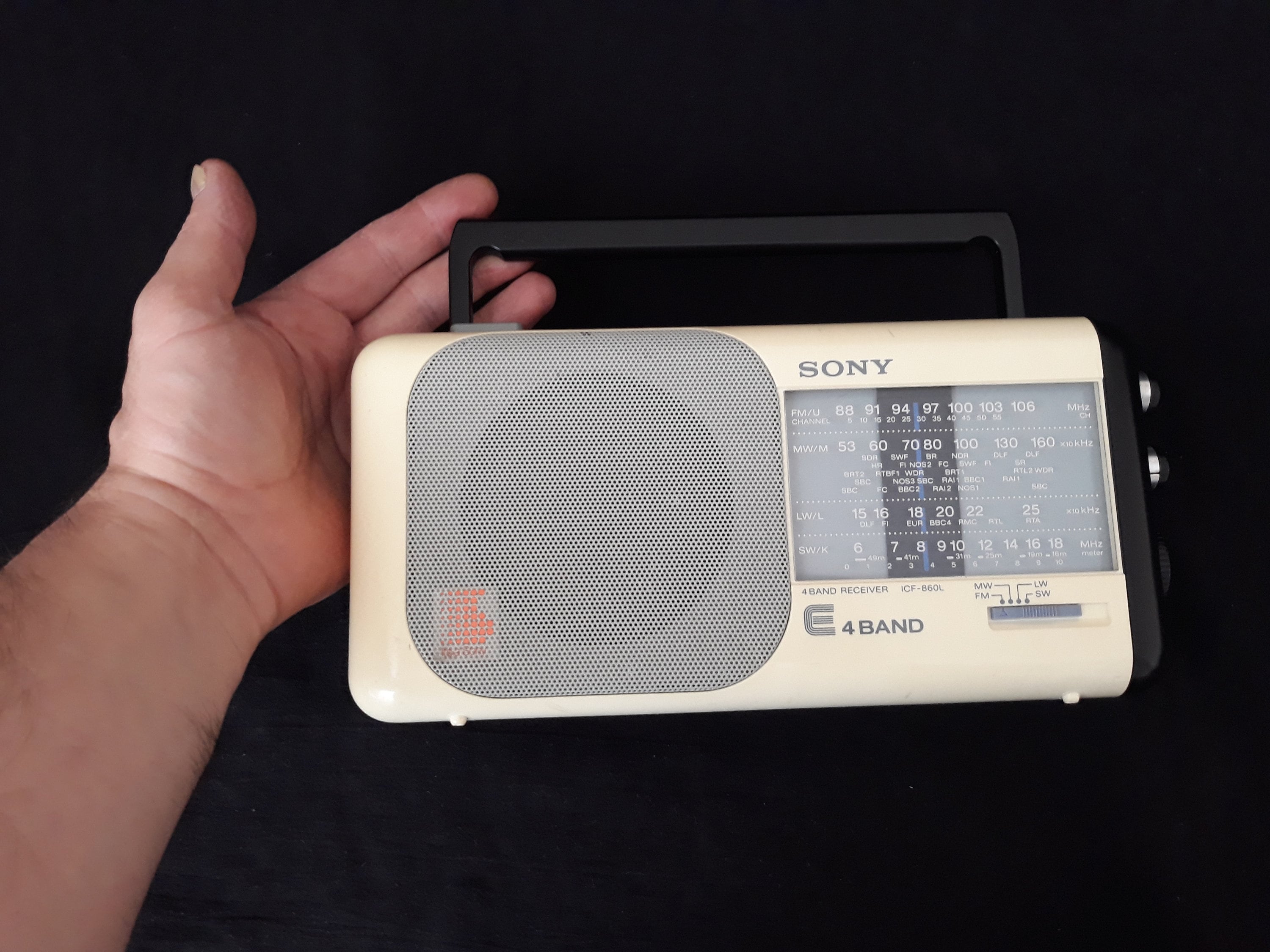 ヴィンテージ レア ソニー ICF-860L ラジオ、ソニー ICF 860L、ソニー