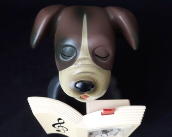 80s DJ DOG alarm 目覚まし時計　フィギュア　ヴィンテージ ヴィンテージの吠える犬の目覚まし時計：希少な1980年代のブック