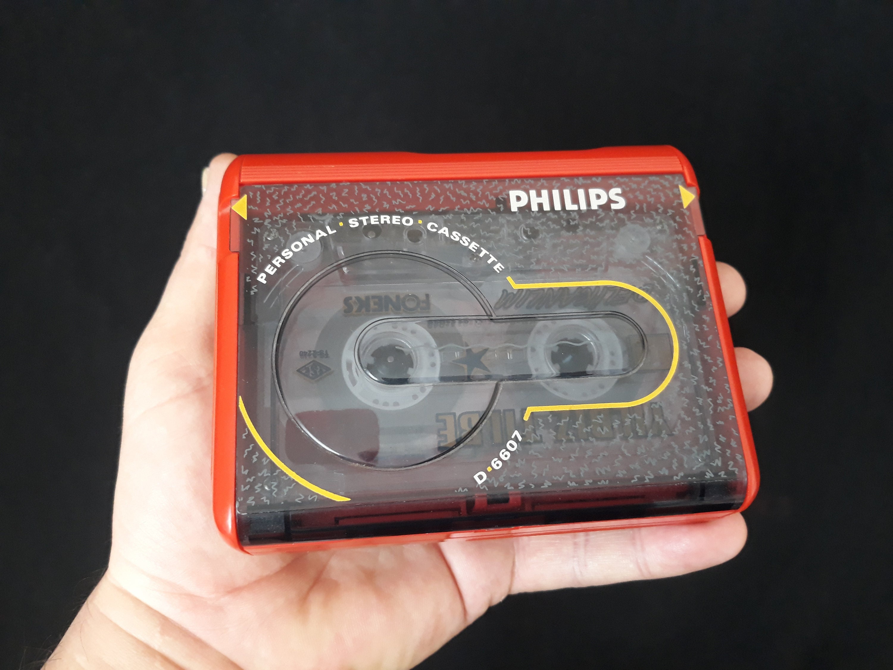 Vintage Philips Walkman D6607 Cassette Player - Fully Working - Etsy
