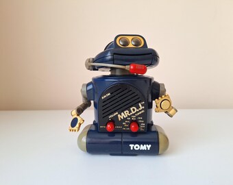 Vintage 1980s Tomy Mr. DJ Robot Radio, Working Condition - Etsy Canada