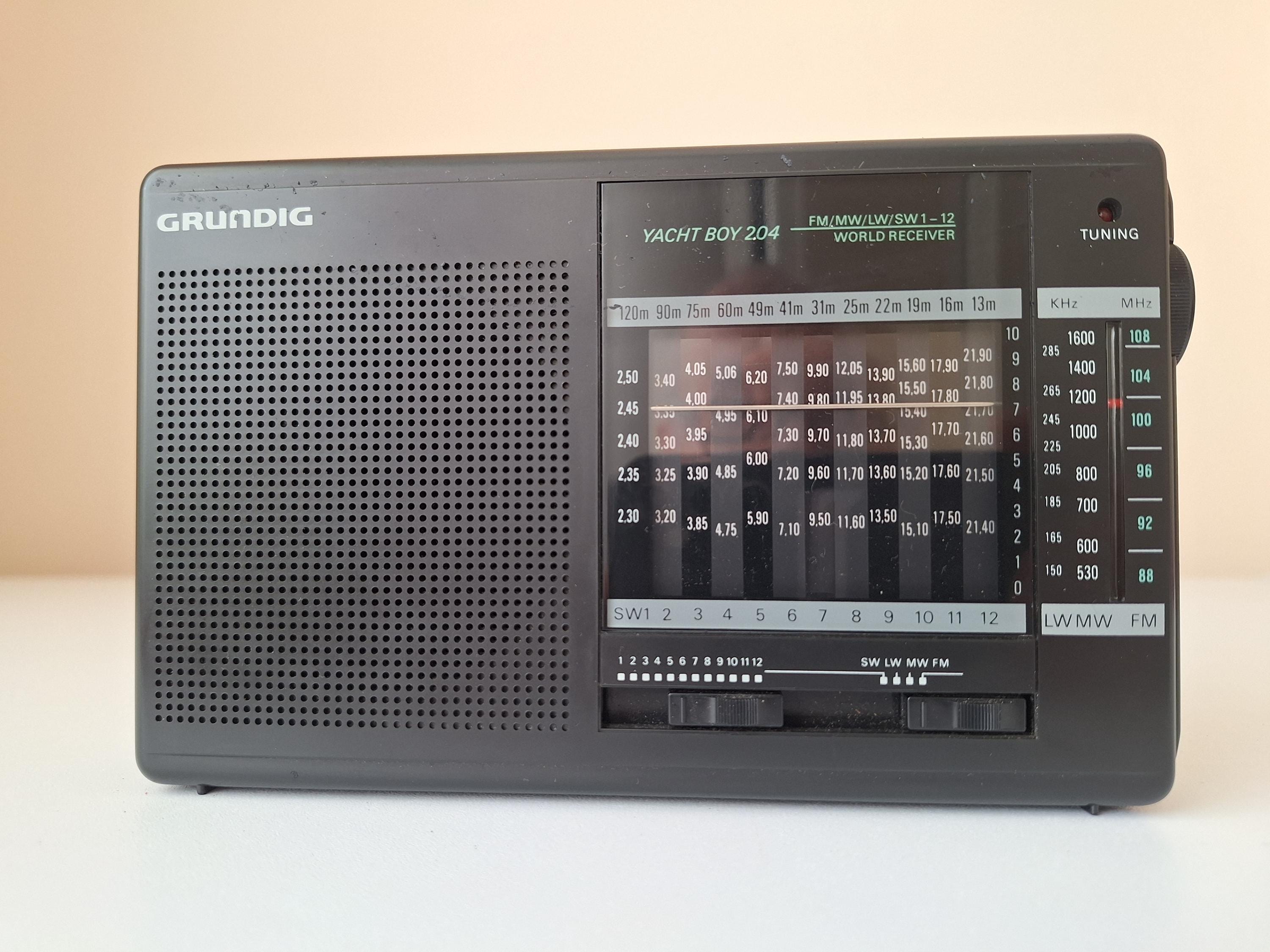 Vintage Grundig Yacht Boy 204 Radio: Fully Working, Never Used