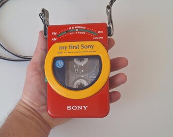 Vintage Sony Walkman WM F3050 Cassette Player - Made in