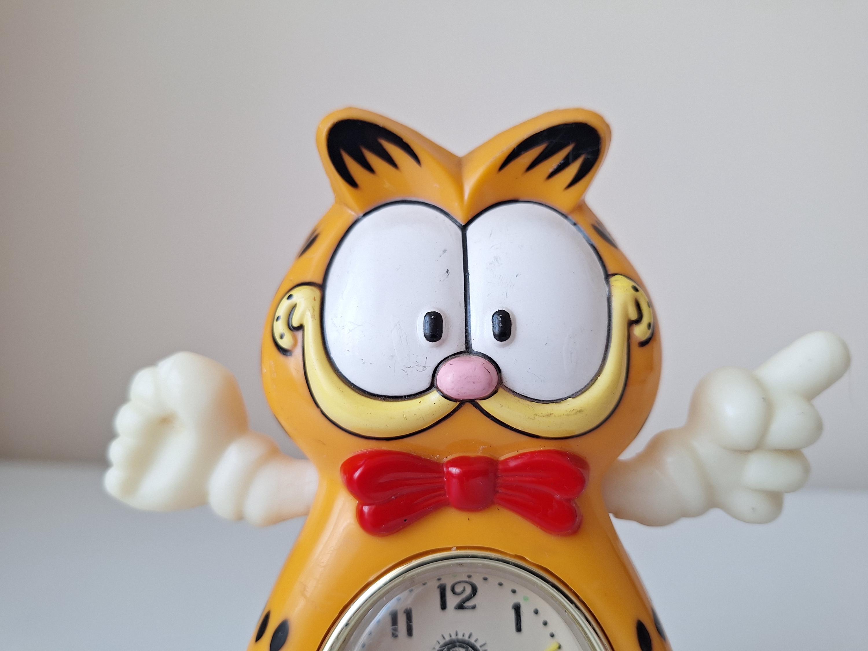 Rare 1980s Vintage Garfield Table Alarm Clock - Etsy