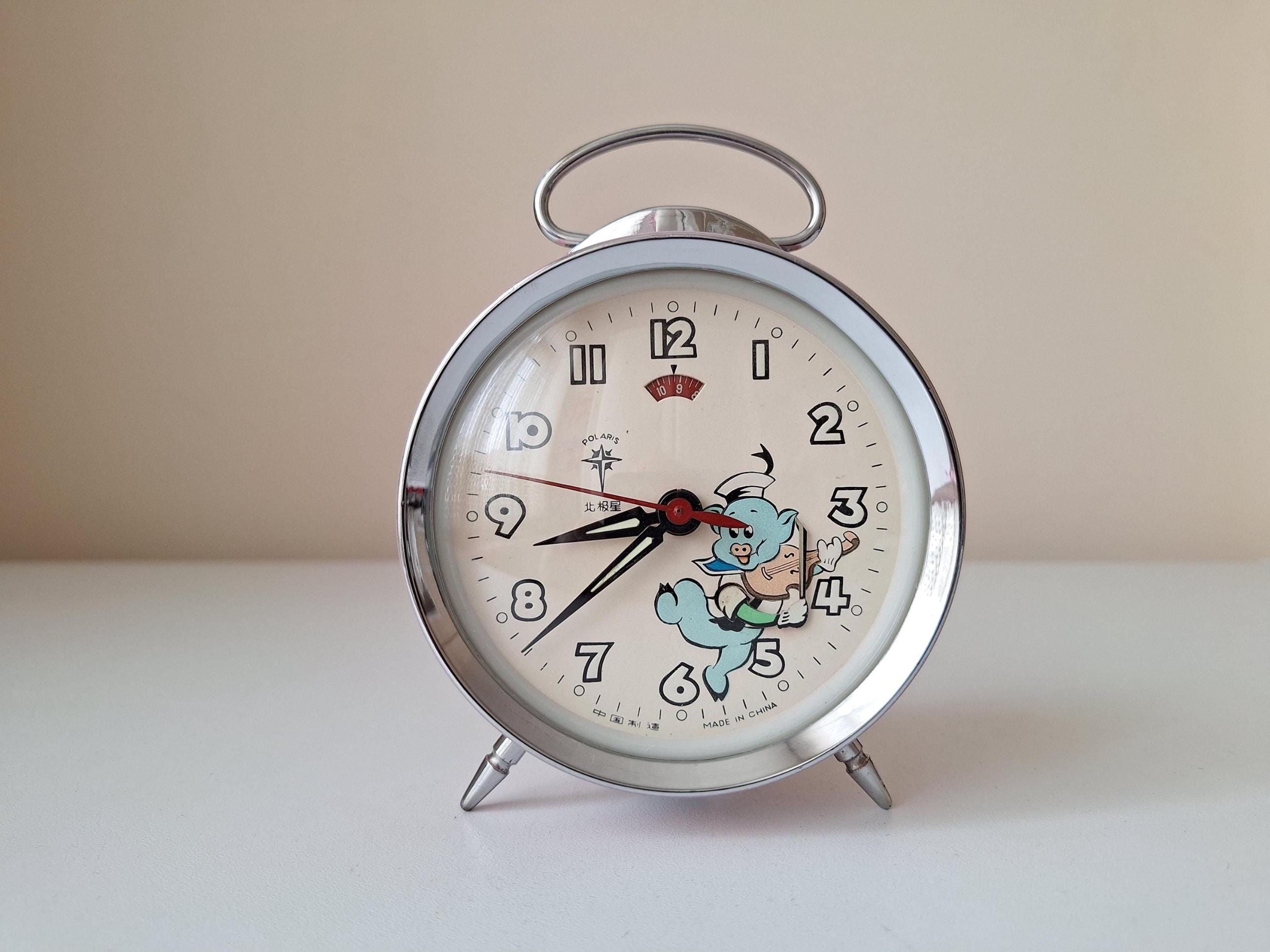 Rare Animated Pig Violin Clock, 1970s Mechanical Alarm Clock - Etsy