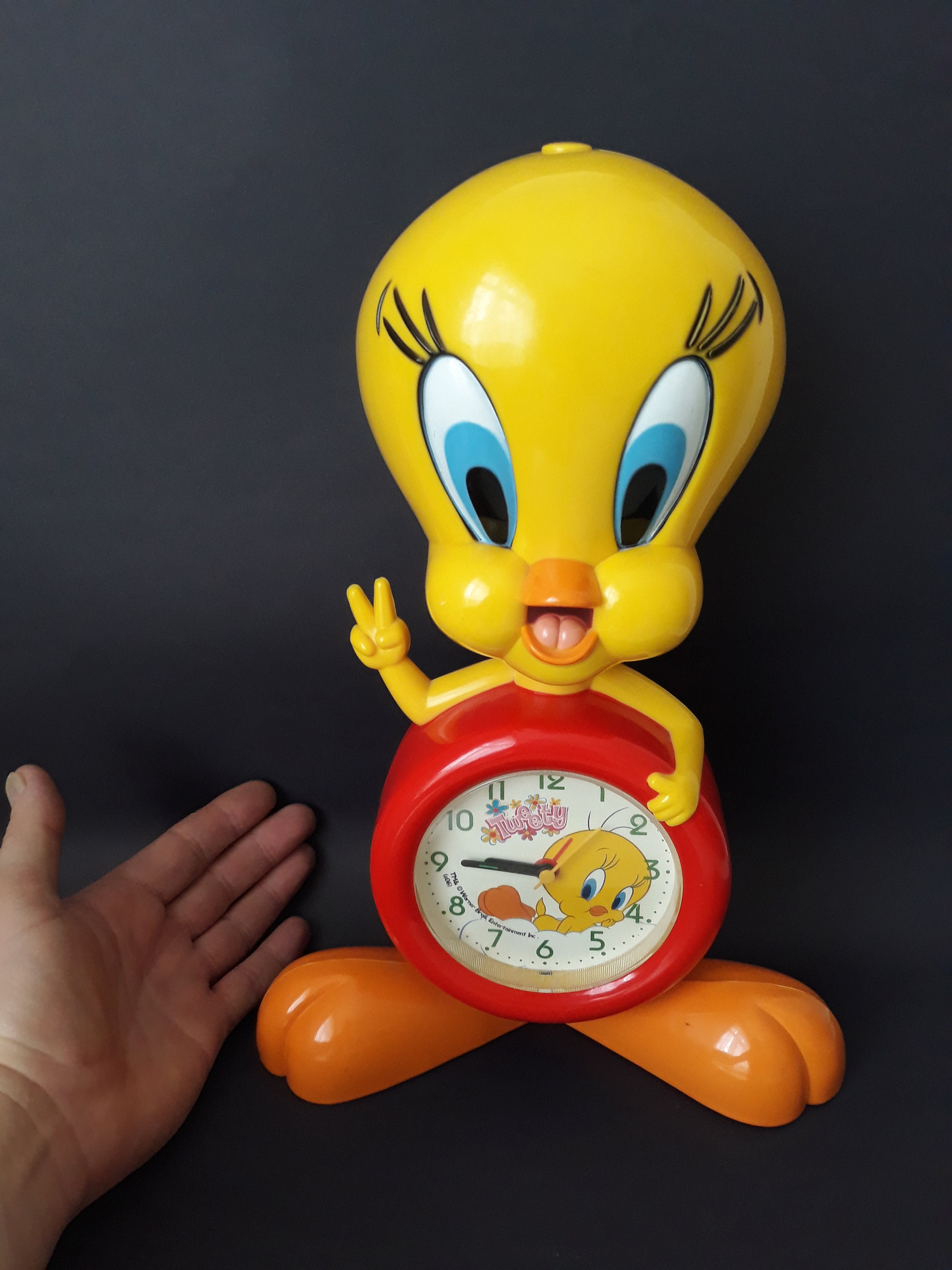 ヴィンテージ 1980年代 トゥイーティーバード 目覚まし時計：希少な