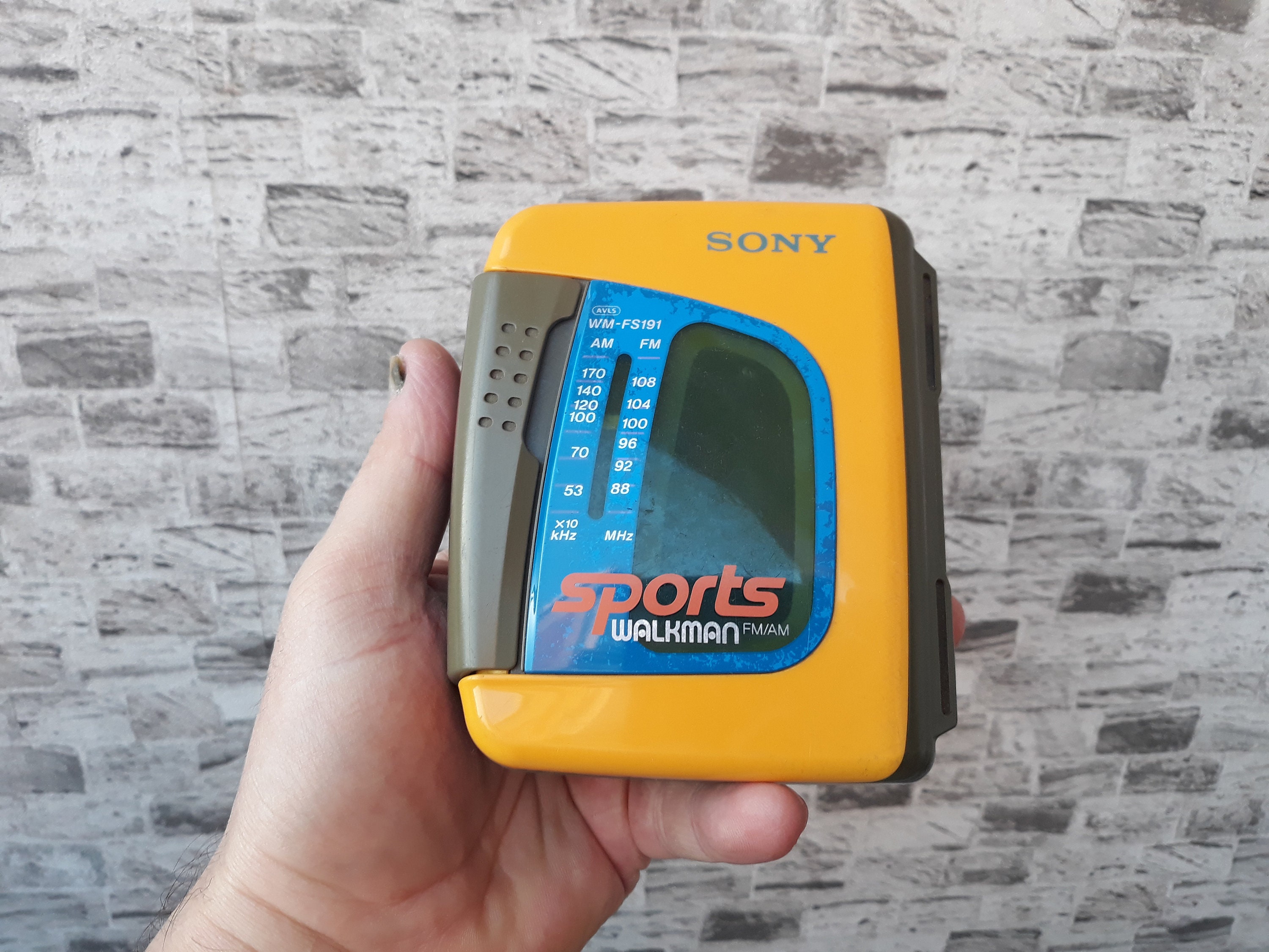 ビンテージ ソニー スポーツ ウォークマン WM FS191 カセット