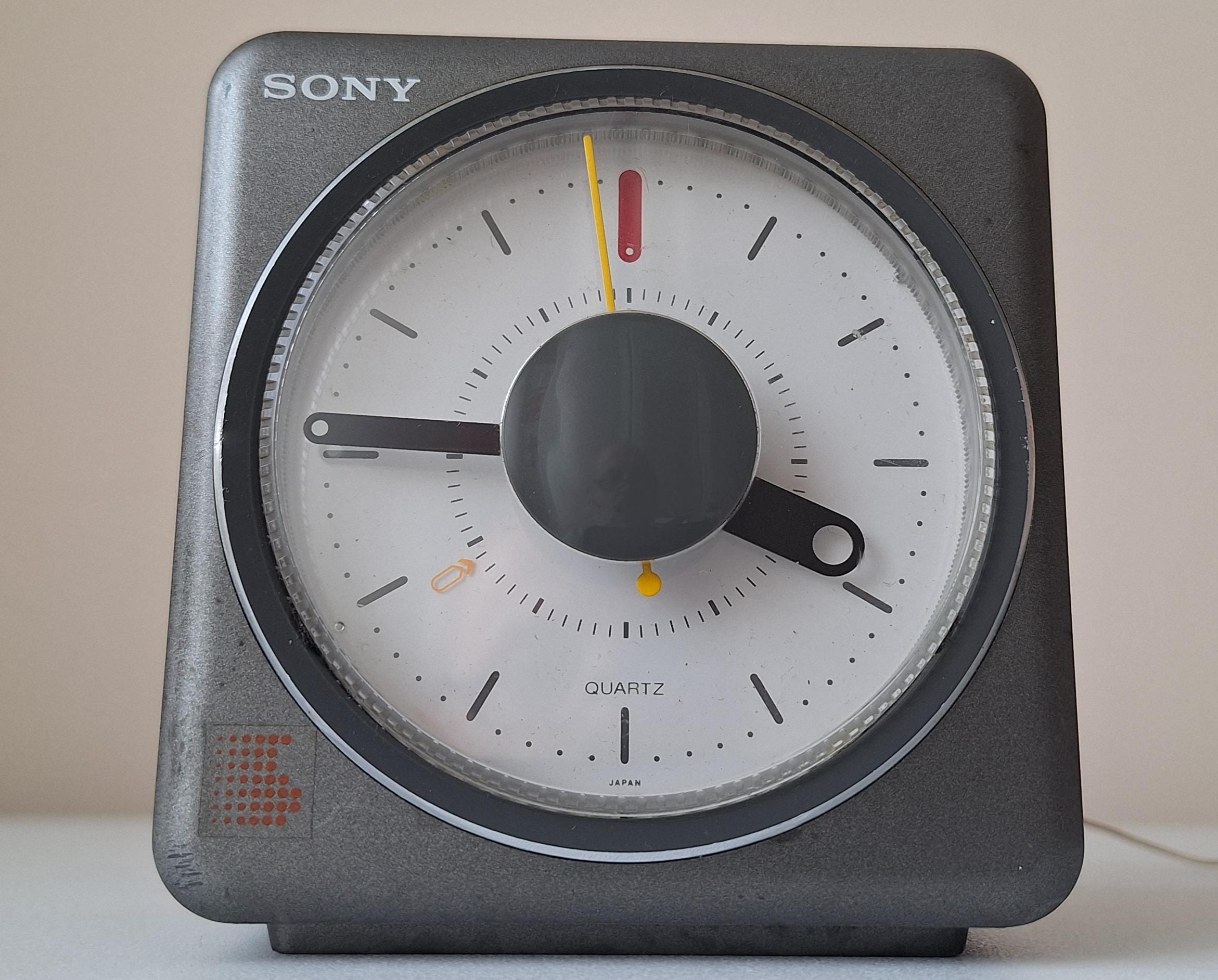 Sony Design 置時計 ノベルティテーブルクロック 1990年 ソニー SONY 世界初デジタルクロックラジオ 8FC-59 1968 The world's