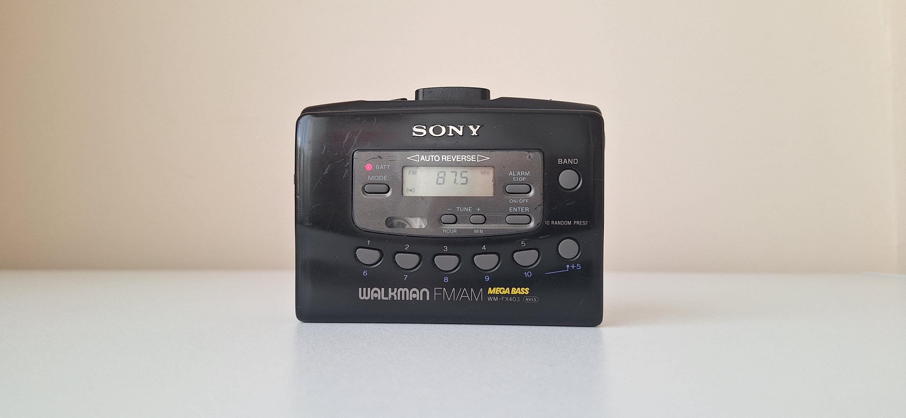 ポータブルプレーヤー SONY FM/AM STEREO Vintage Sony Walkman WM FX403: Fully Working Cassette Player - Etsy