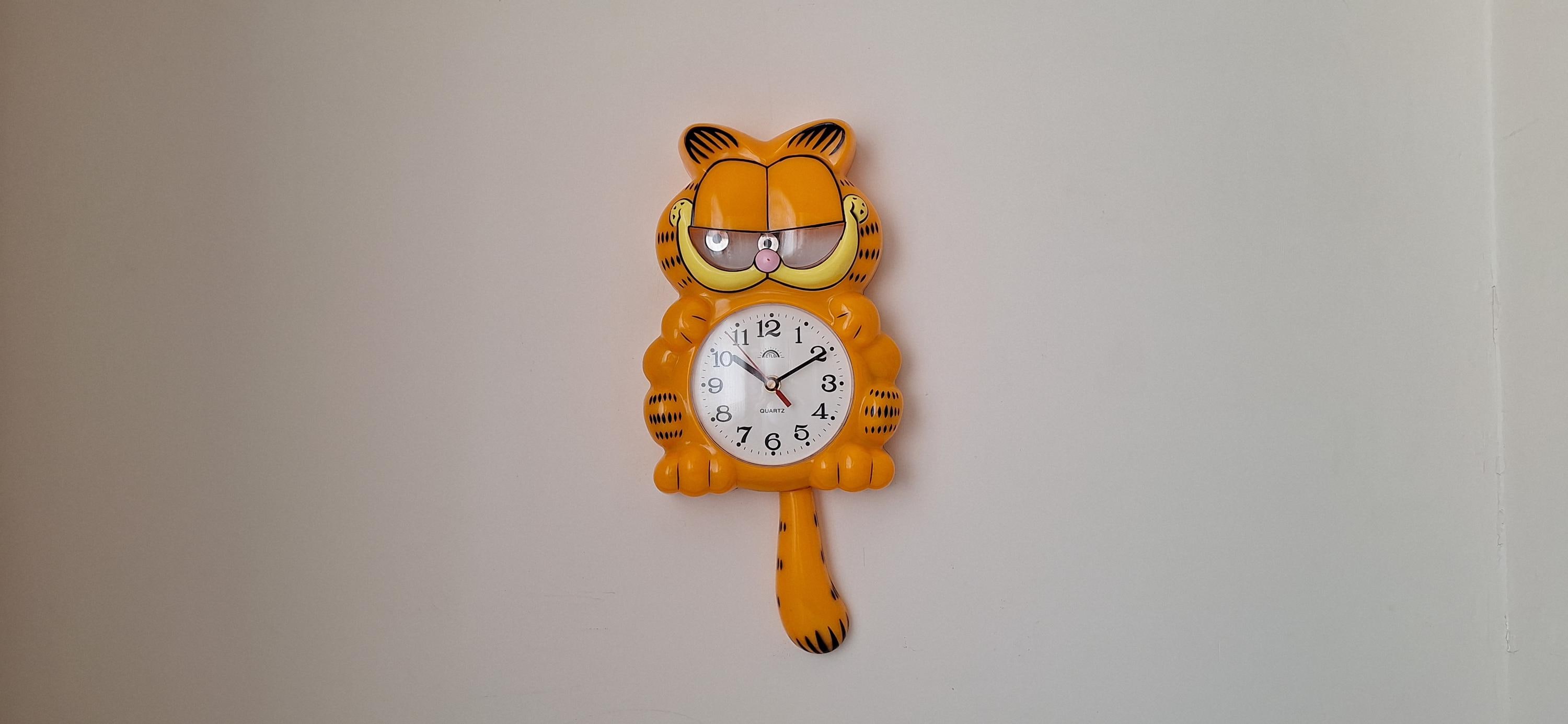 送込み Garfield ガーフィルド キャラクター時計