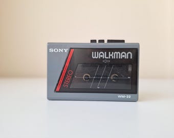 Rare Vintage Sony Walkman WM-22 Cassette Player - Etsy