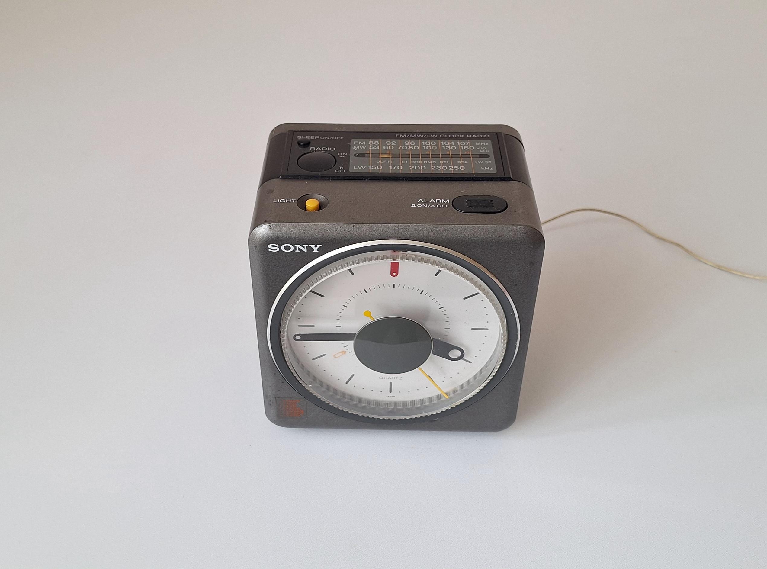 Sony Design 置時計 ノベルティテーブルクロック 1990年 ソニー Goro様 Sony Design 置時計 90s ミッドセンチュリー 黒川雅之