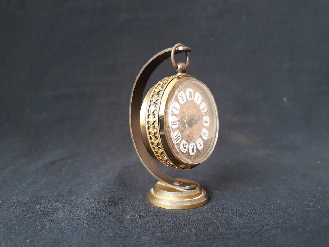 Rare Antique Blessing Clock, Blessing Clock, Filigree Clock, Alarm