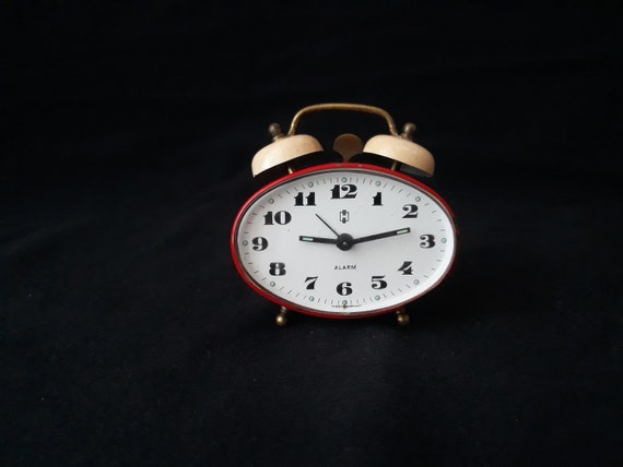 Antique Blessing Germany Alarm Clock - 1950s Table Clock - Etsy