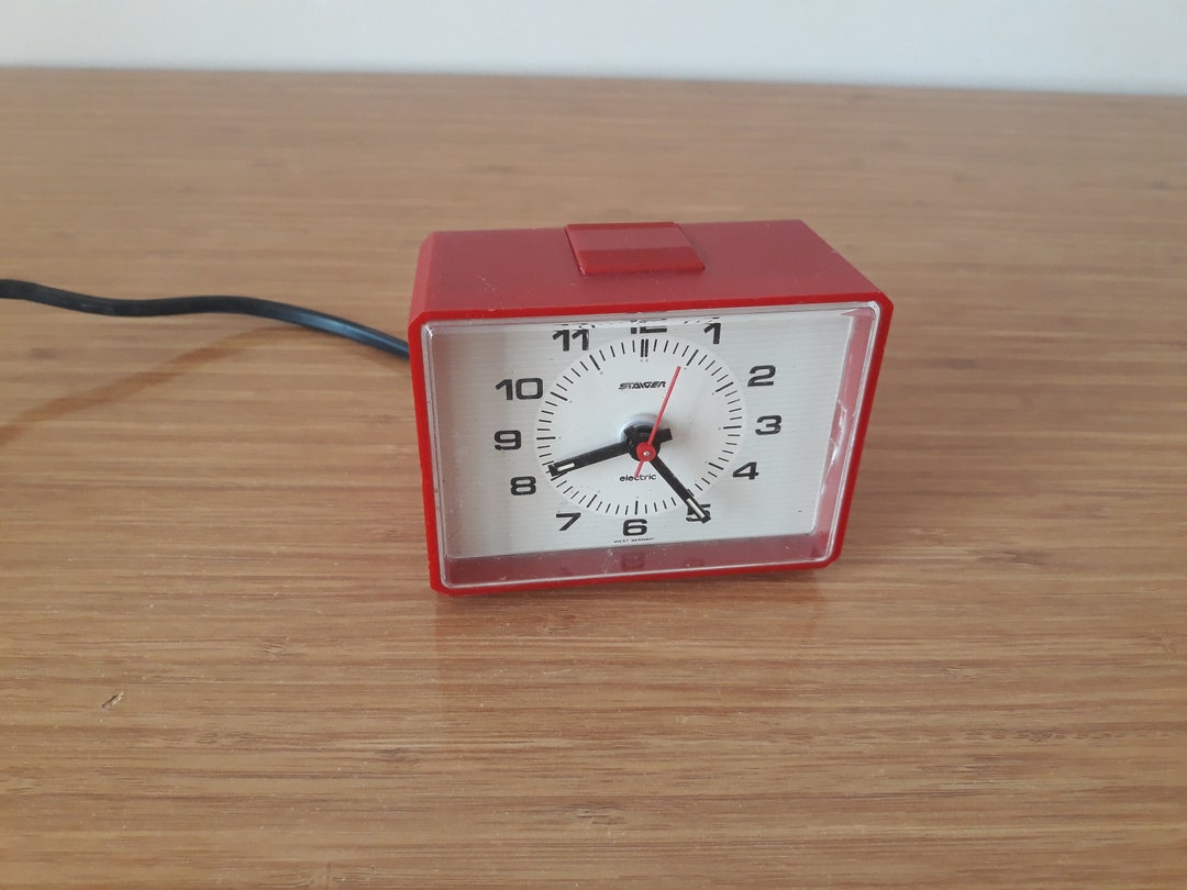 Vintage Staiger Electric Alarm Clock - Space Age Design - Etsy
