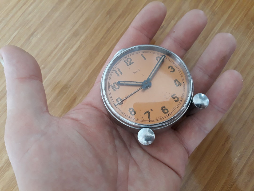 Antique Oris Alarm Clock Antique Clock Vintage Clock Oris Etsy