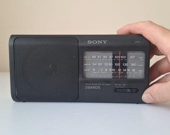 ビンテージ ソニー ICF-480S 3バンドラジオ受信機 - Etsy 日本