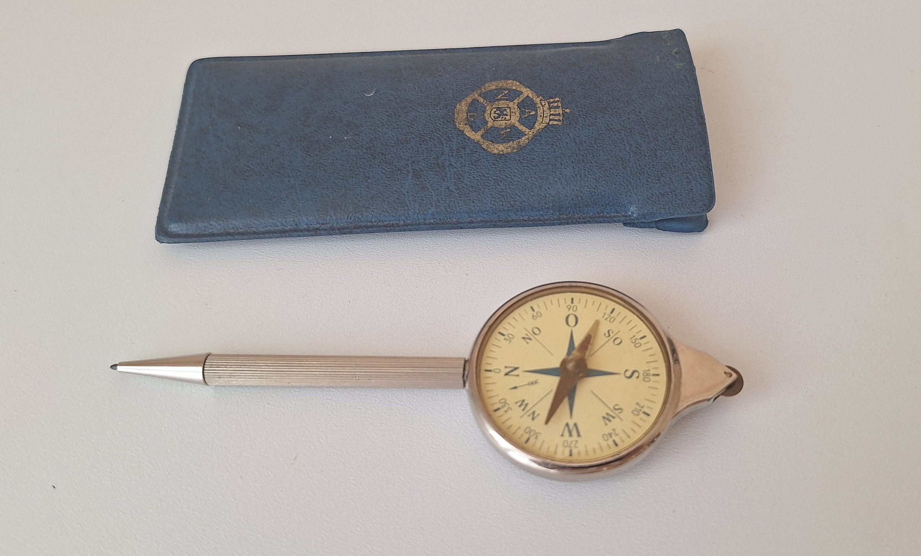 Antique Map Measurer: Vintage Cartography Tool, 1900s Opisometer